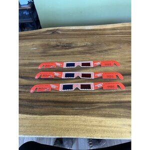 Set of 3 Vintage Freddy's Dead 3D Theater Glasses Horror Nightmare On Elm Street